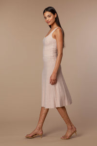 Patsy Dress Set in Nude
