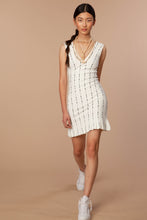Valentina Dress in Off White/Black Combo