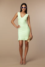 Valentina Dress in Lemon Jade