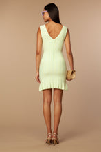 Valentina Dress in Lemon Jade