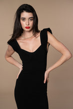 Marlowe Column Dress in Black