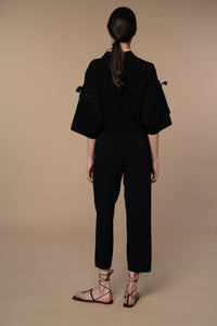 Jackie Kimono jacket in Black