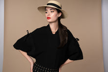 Jackie Kimono jacket in Black
