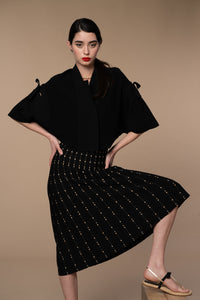Jackie Kimono jacket in Black